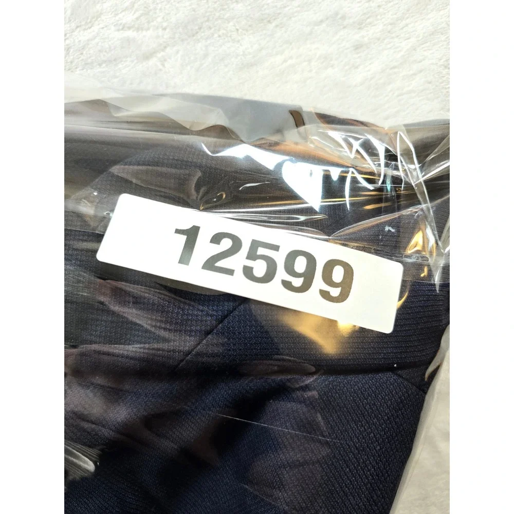 Hugo Boss Blazer Mens 46L 46 Navy Blue 100% Virgin Wool Jeffery Sport Coat